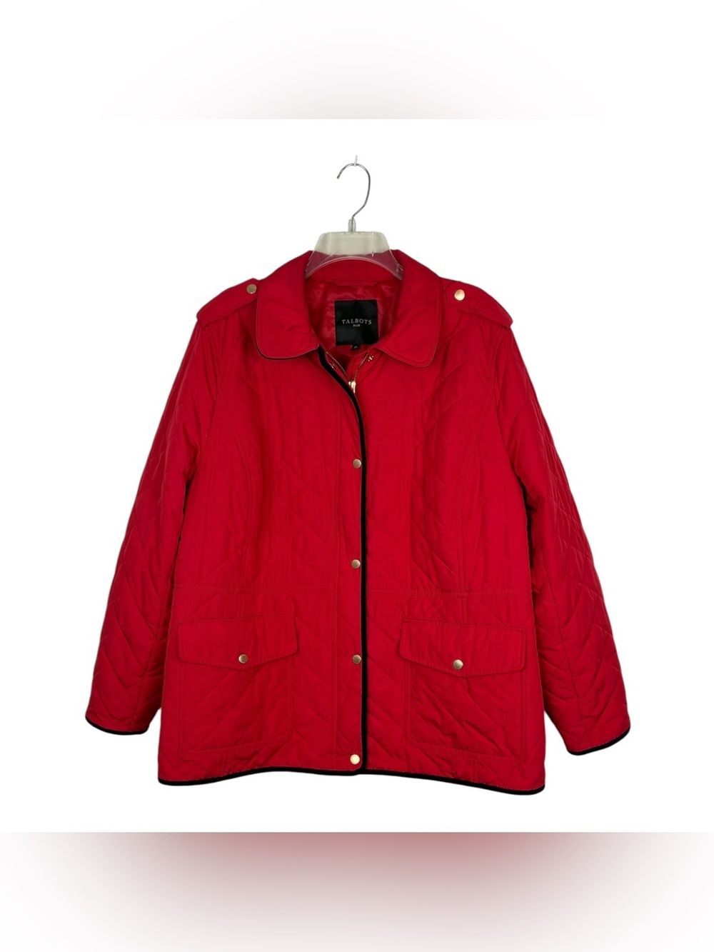 Talbots Plus Red Quilted Jacket Size 2X